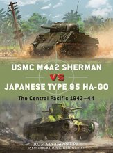 Cover art for USMC M4A2 Sherman vs Japanese Type 95 Ha-Go: The Central Pacific 1943–44 (Duel)