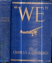 Cover art for "We" by Charles Lindbergh 1927