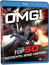 Cover art for WWE: OMG! The Top 50 Incidents in WWE History [Blu-ray]
