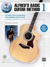 Cover art for Alfred's Basic Guitar Method, Bk 1: The Most Popular Method for Learning How to Play, Book & Online Video/Audio/Software (Alfred's Basic Guitar Library, Bk 1)