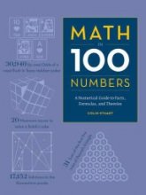 Cover art for MATH IN 100 NUMBERS A Numerical Guide to Facts, Formulas, and Theories