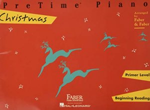 Cover art for Pretime Piano Christmas, Primer Level: Beginnning Reading (Faber Piano Adventures)