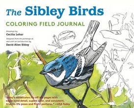 Cover art for The Sibley Birds Coloring Field Journal