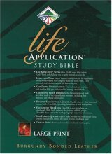 Cover art for Life Application Study Bible Large Print: NLT1