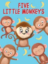 Cover art for Five Little Monkeys - Children's Finger Puppet Board Book