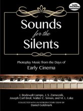 Cover art for Sounds for the Silents: Photoplay Music from the Days of Early Cinema (Dover Classical Piano Music)