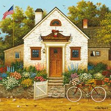 Cover art for Buffalo Games - Charles Wysocki - Someday Carnegie Hall - 300 Large Piece Jigsaw Puzzle
