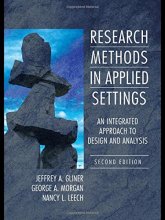 Cover art for Research Methods in Applied Settings: An Integrated Approach to Design and Analysis, Second Edition