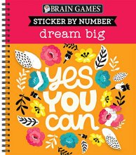 Cover art for Brain Games - Sticker by Number: Dream Big