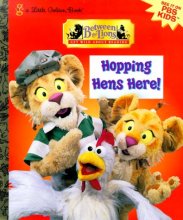 Cover art for Hopping Hens Here! (Little Golden Book)