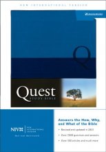 Cover art for Quest Study Bible, Personal Size (New International Version), Duo-tone Blue/Blue
