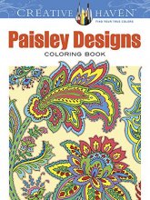 Cover art for Creative Haven Paisley Designs Collection Coloring Book (Creative Haven Coloring Books)