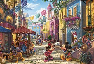 Cover art for Ceaco - Thomas Kinkade - Disney Dreams Collection - Mickey and Minnie in Mexico - 2000 Piece Jigsaw Puzzle