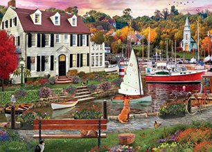 Cover art for Ceaco - David MacLean - Seawall Walk - 1000 Piece Jigsaw Puzzle