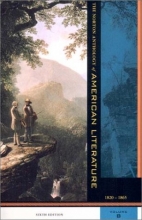 Cover art for The Norton Anthology of American Literature, Volume B: 1820-1865