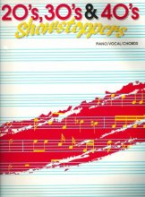 Cover art for '20s, '30s, & '40s Showstoppers: Piano/Vocal/Chords