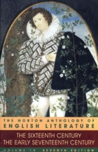 Cover art for The Norton Anthology of English Literature, Vol. 1 B: The SixteenthCentury/The Early Seventeenth Century