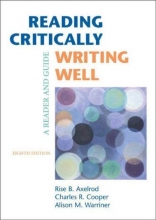 Cover art for Reading Critically, Writing Well: A Reader and Guide