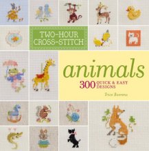 Cover art for Two-Hour Cross-Stitch: Animals: 300 Quick & Easy Designs