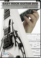 Cover art for Easy Rock Guitar DVD: Heavy Rhythm and Lead Guitar Lessons: Beginner to Intermediate
