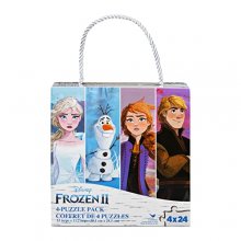 Cover art for Disney Frozen 2 4-Pack of Jigsaw Puzzles for Families, Kids, and Preschoolers Ages 4 and Up