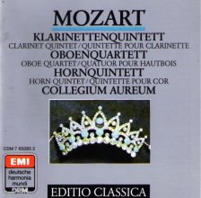 Cover art for Mozart: Clarinet Quintet, K581; Oboe Quartet, K. 370 (K368b); Horn Quintet, K. 407