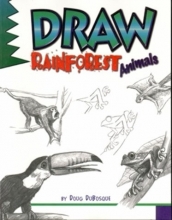 Cover art for Draw Rainforest Animals