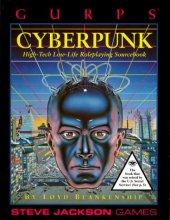 Cover art for Gurps Cyberpunk: High-Tech Low-Life Roleplaying