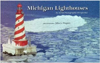 Cover art for Michigan lighthouses: An aerial photographic perspective