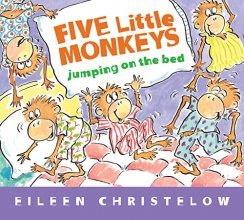 Cover art for Five Little Monkeys Jumping on the Bed Padded Board Book (A Five Little Monkeys Story)