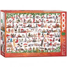 Cover art for EuroGraphics Christmas Kittens Puzzle (1000 Pieces), Multi-Colored