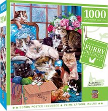 Cover art for MasterPieces 1000 Piece Jigsaw Puzzle for Adults, Family, Or Kids - Trouble Makers - 19.25"x26.75"