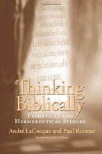 Cover art for Thinking Biblically: Exegetical and Hermeneutical Studies