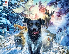 Cover art for Ceaco - Mark Fredrickson - Black Lab Puzzle - 550 Piece Jigsaw Puzzle