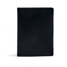 Cover art for CSB Verse-by-Verse Reference Bible, Holman Handcrafted Collection, Black Premium Goatskin
