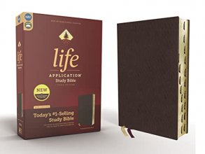 Cover art for NIV, Life Application Study Bible, Third Edition, Bonded Leather, Burgundy, Red Letter, Thumb Indexed