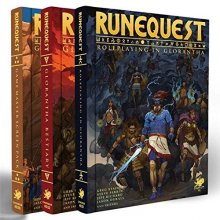 Cover art for RuneQuest: Roleplaying in Glorantha Deluxe slipcase set