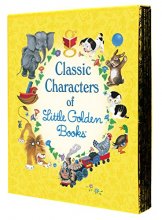 Cover art for Classic Characters of Little Golden Books: The Poky Little Puppy, Tootle, The Saggy Baggy Elephant, Tawny Scrawny Lion, and Scuffy the Tugboat