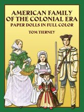Cover art for American Family of the Colonial Era Paper Dolls in Full Color (Dover Paper Dolls)