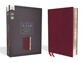 Cover art for NASB, Thinline Bible, Bonded Leather, Burgundy, Red Letter, 1995 Text, Comfort Print