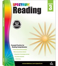 Cover art for Spectrum Reading Comprehension Grade 3 Workbook, Fiction and Nonfiction Passages, Identifying Story Structure and Main Ideas, Critical Thinking Skills, Classroom or Homeschool Curriculum