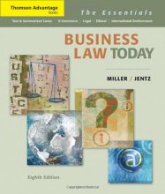 Cover art for Business Law Today: The Essentials
