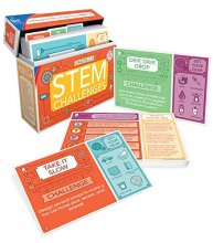 Cover art for Carson Dellosa – STEM Challenges Learning Cards for Grades 2–5, 30 Activity Cards, Ages 7–11 with Resource Guide