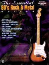 Cover art for The Essential '90s Rock & Metal Guitar: Authentic Guitar TAB (The Essential Guitar Series)