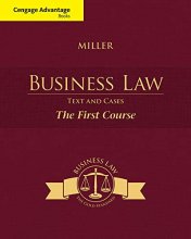 Cover art for Cengage Advantage Books: Business Law: Text and Cases - The First Course