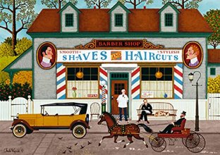 Cover art for Buffalo Games - Charles Wysocki - Slow Day - 300 Large Piece Jigsaw Puzzle