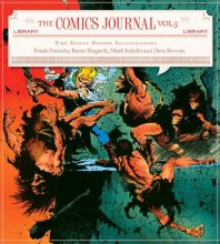 Cover art for The Comics Journal Library Volume 5 Classic Comics Illustrators