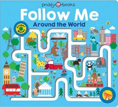 Cover art for Maze Book: Follow Me Around the World (Finger Mazes)