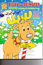 Cover art for Ricky the Reindeer Jumbo Coloring & Activity Book