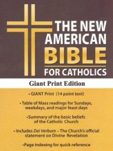 Cover art for Holy Bible: New American, Black, Bonded Leather, Catholic Giant Print Edition